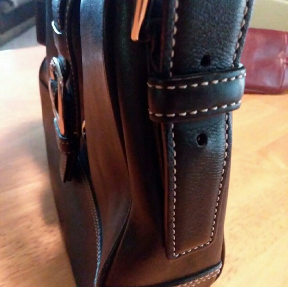 Coach Handbag Shoulder Bag Black Leather - Picture 6 of 8